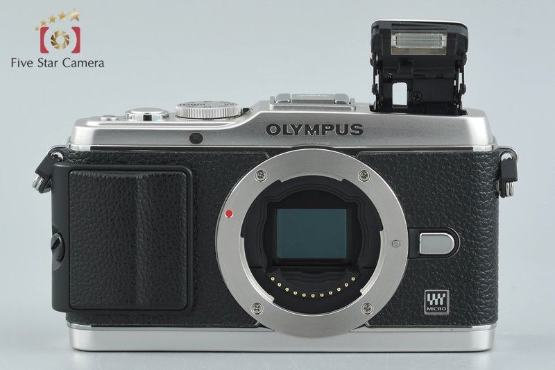 OLYMPUS オリンパス PEN E P 3 シルバー レンズキット シャッター回数僅少 ミラーレスカメラ