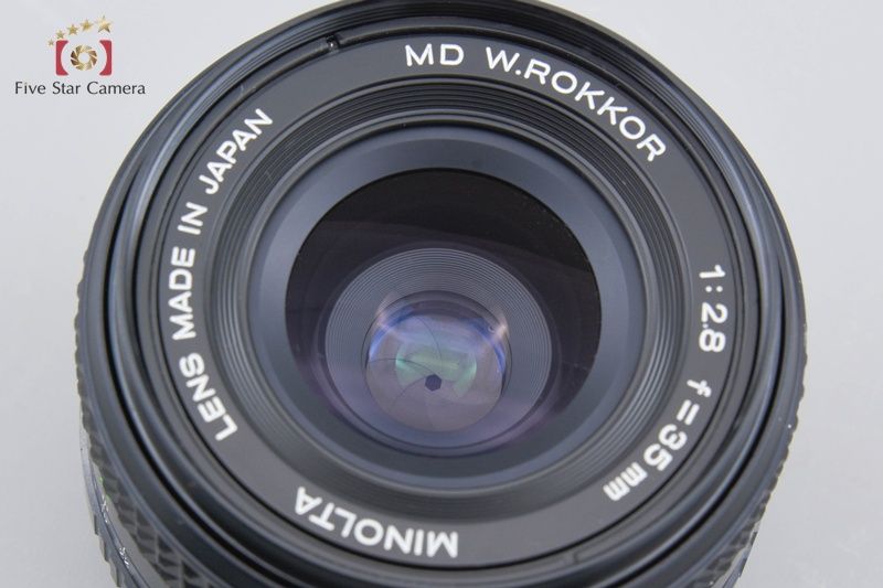MINOLTA ミノルタ MD W ROKKOR 35 mm f 2 8 単焦点レンズ