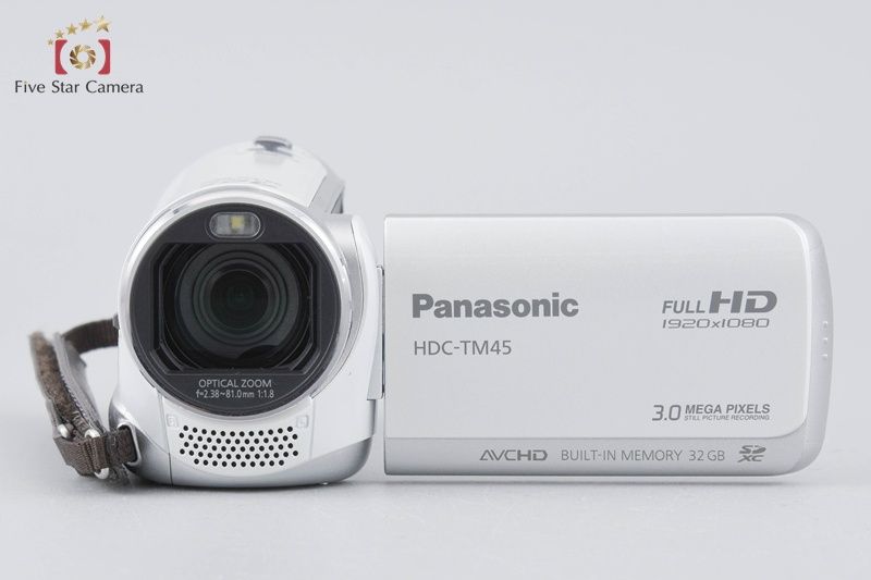 Panasonic パナソニック HDC TM 45 クリアホワイト デジタルハイビジョンビデオカメラ ビデオカメラ