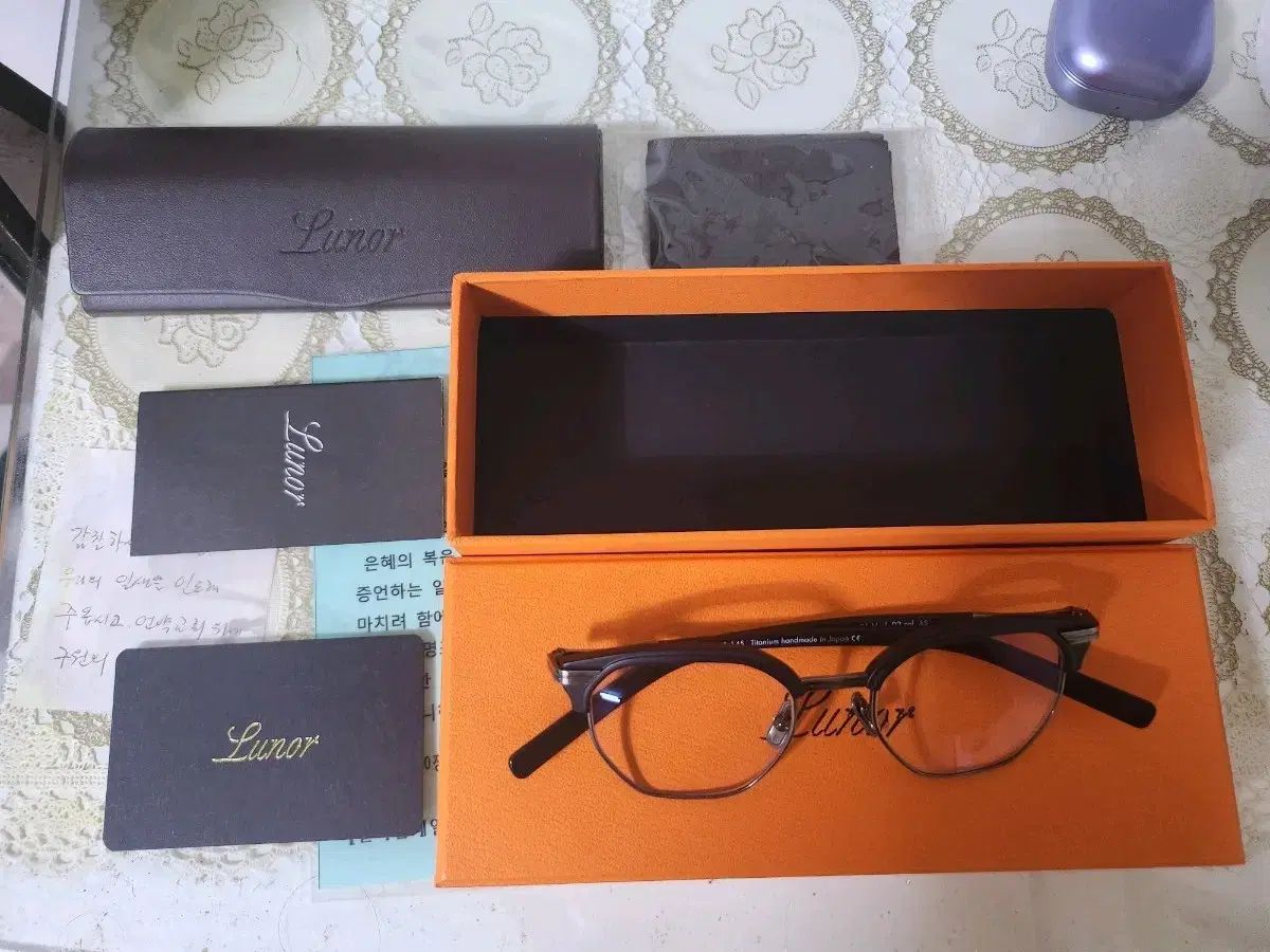 Lunor ルノア メガネ フルセット ケース 含む C 1 Mod 02 col AS