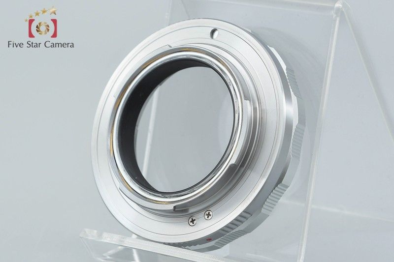 SONY ソニー SHOTEN ショウテン LM SE MACRO EX ライカMレンズ → ソニーEマウントアダプター シルバー マウントアダプター