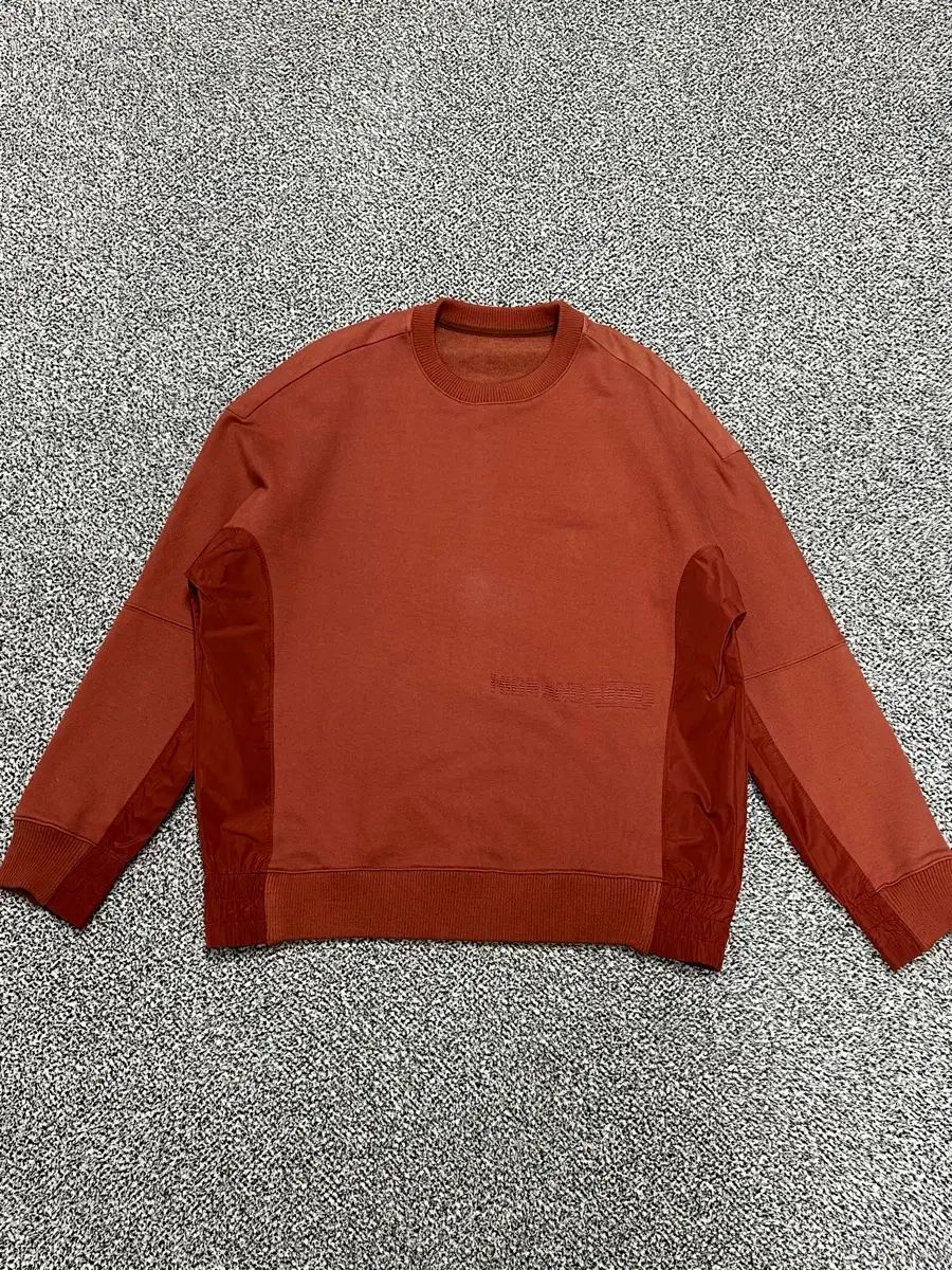 SYSTEM homme オレンジ ブラウン バイカラー スウェット