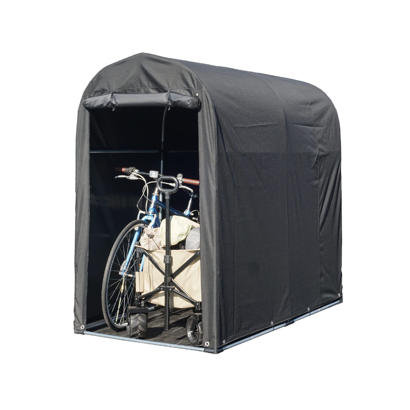 電動自転車 アウトドア 自転車 バイク 940 1800 1570 バイク用品 園芸用品 ２台用 テント QUICK 車庫 サイクルハウス 耐水圧10000 mm 国産 Corporation 日本産 Nan a