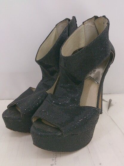 ◇ MICHAEL KORS マイケルコース ラメ オープントゥ ヒール サンダル