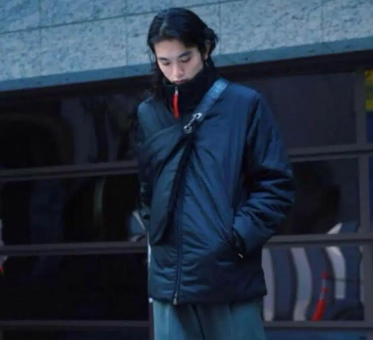 PRADA ブラック ダウン ジャケット 48 - メルカリ