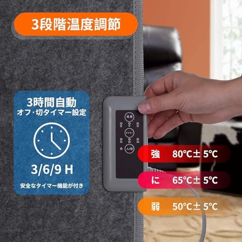 パネルヒーター 折りたたみ 足元ヒーター 速暖 暖房器具 携帯便利 足元暖房 省エネ 防寒冷え対策 遠赤外線デスクヒーター 過熱保護 Blue 5118 e 412