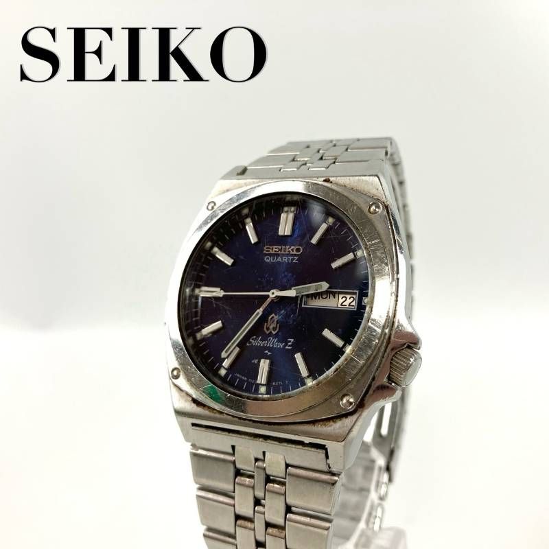 稼働品 新品電池交換済み SEIKO セイコー 腕時計 シルバーウェーブZ