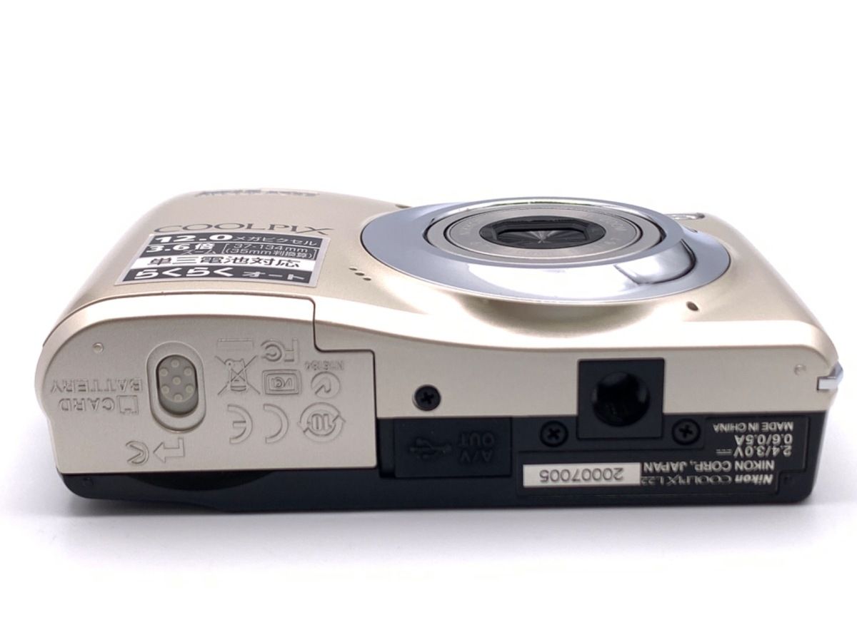  ニコン COOLPIX L 22 シルバー コンパクトデジタルカメラ デジタルカメラ