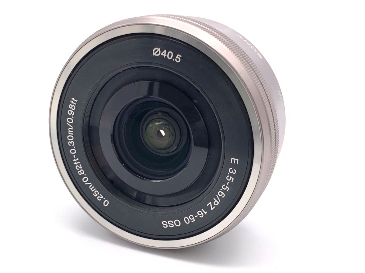 美品 E PZ 16-50 3.5-5.6 SELP1650 シルバー M625 SONY（ソニー） E PZ 16-50mm F3.5-5.6 OSS SELP1650 グレー 標準