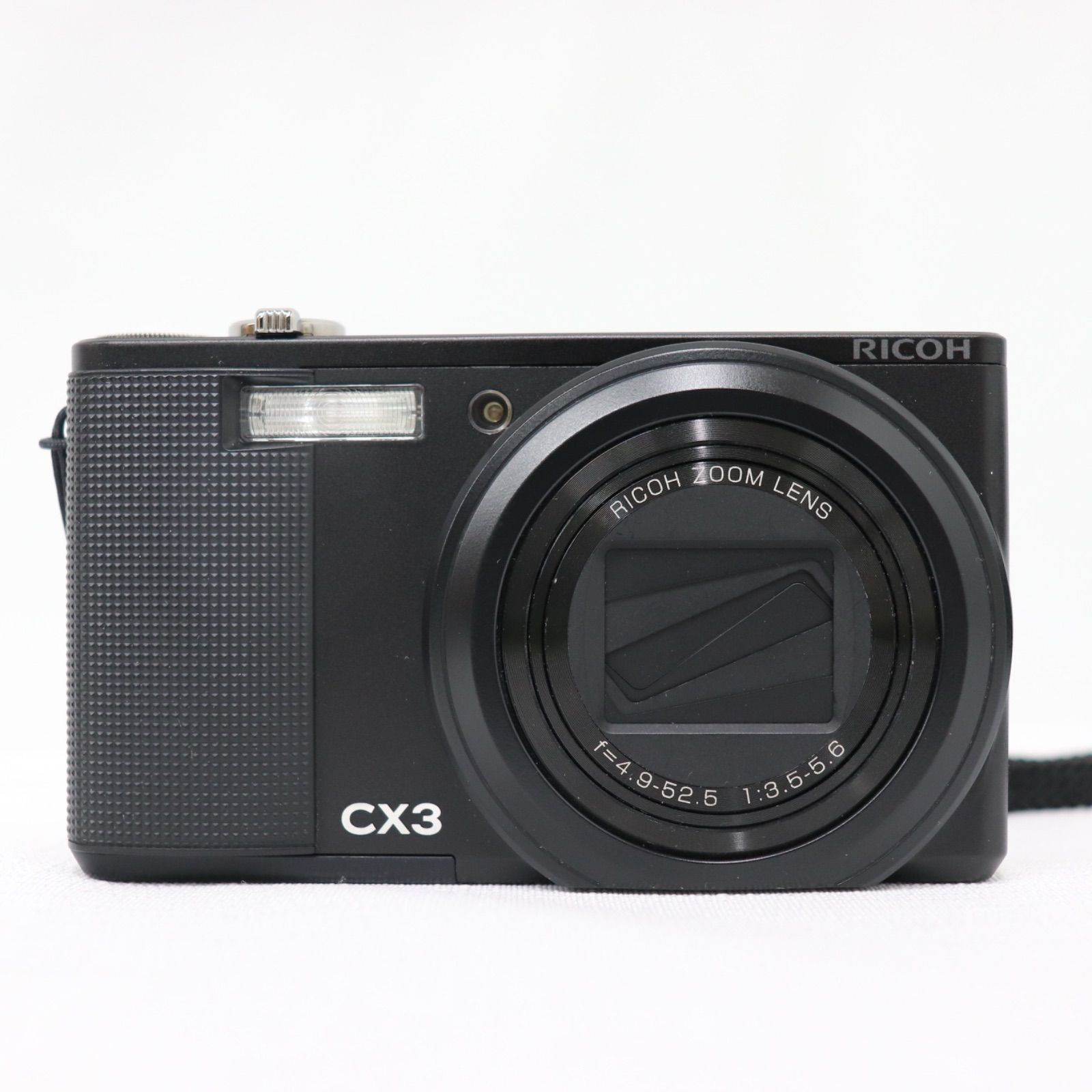 美品】RICHO リコー CX3 デジタルカメラ ブラック 充電器付 即日発送