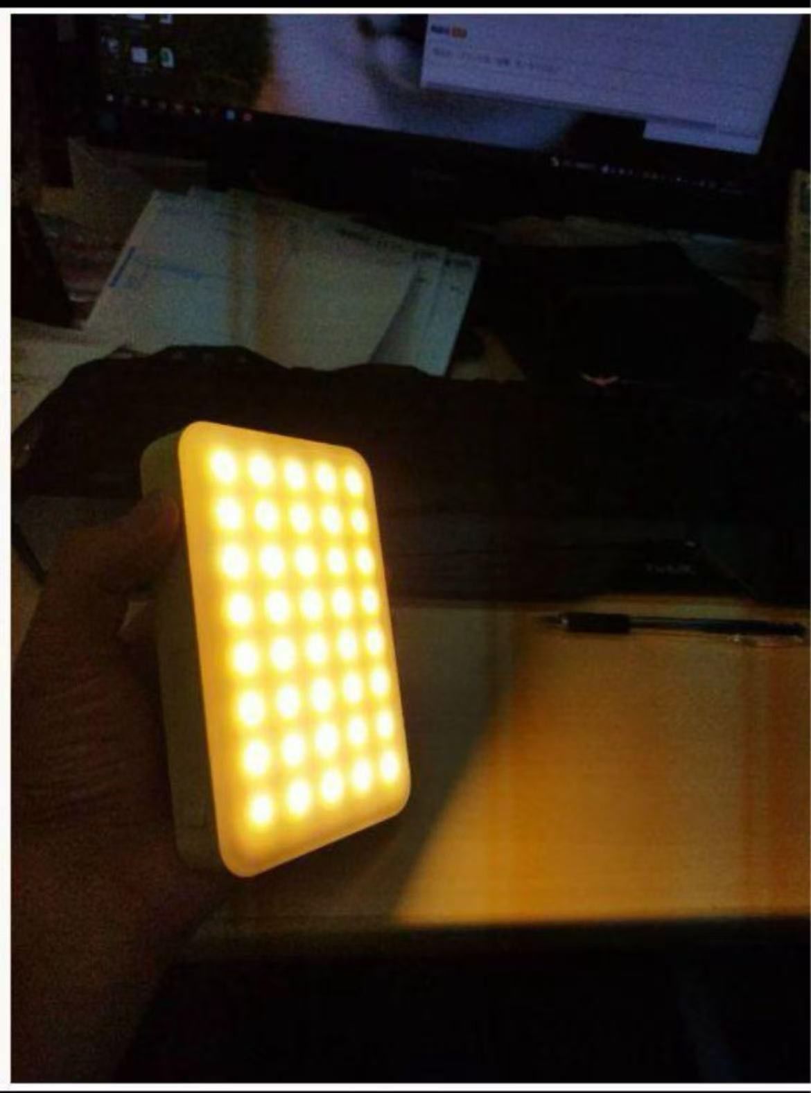 新品訳あり品 黄色 20000mAh led 充電式 大容量 キャンプライト 1200