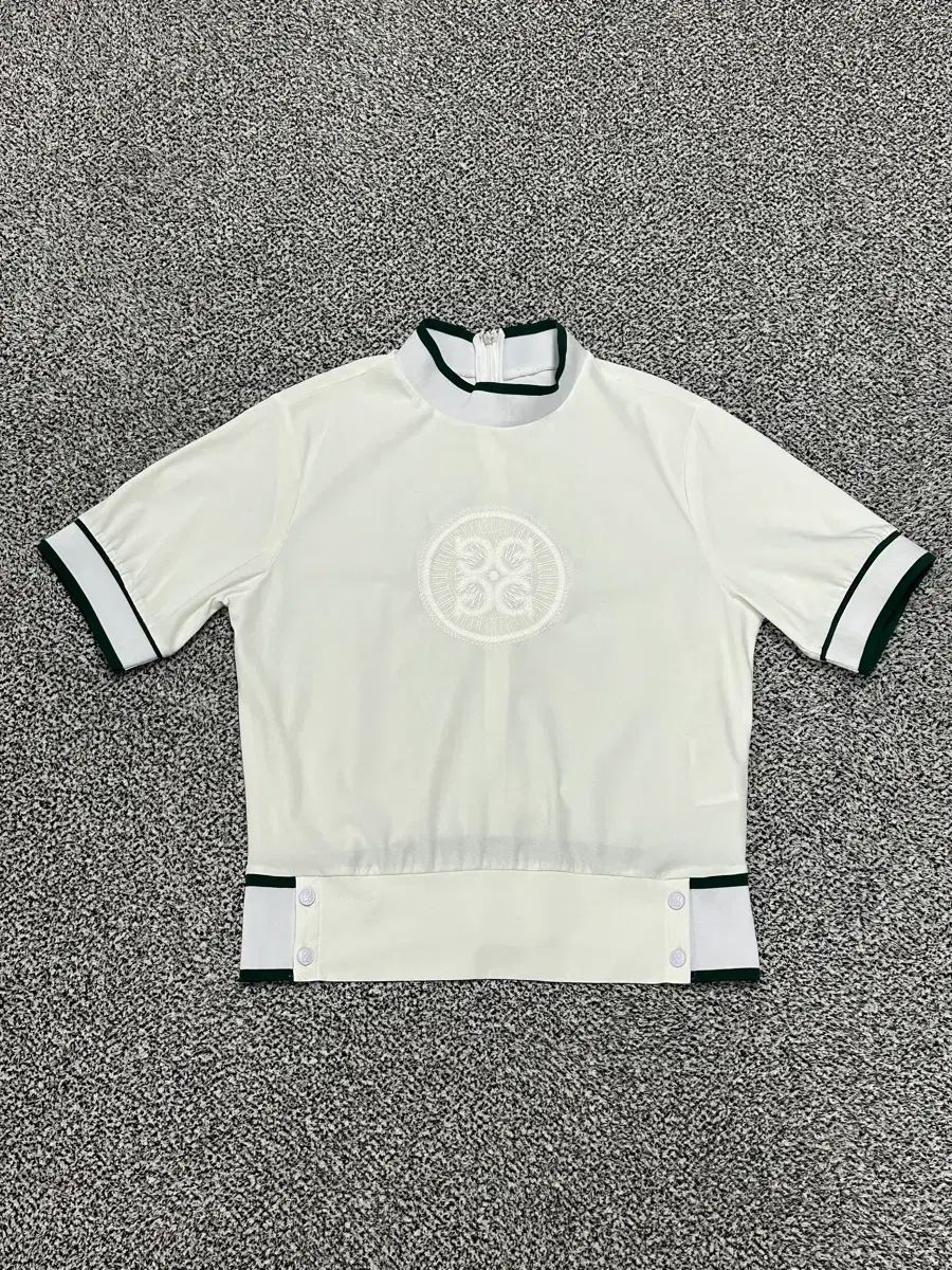 G FORE ジーフォア レディース 90 95 ゴルフ KARA カラ グリーン バイカラー 半袖