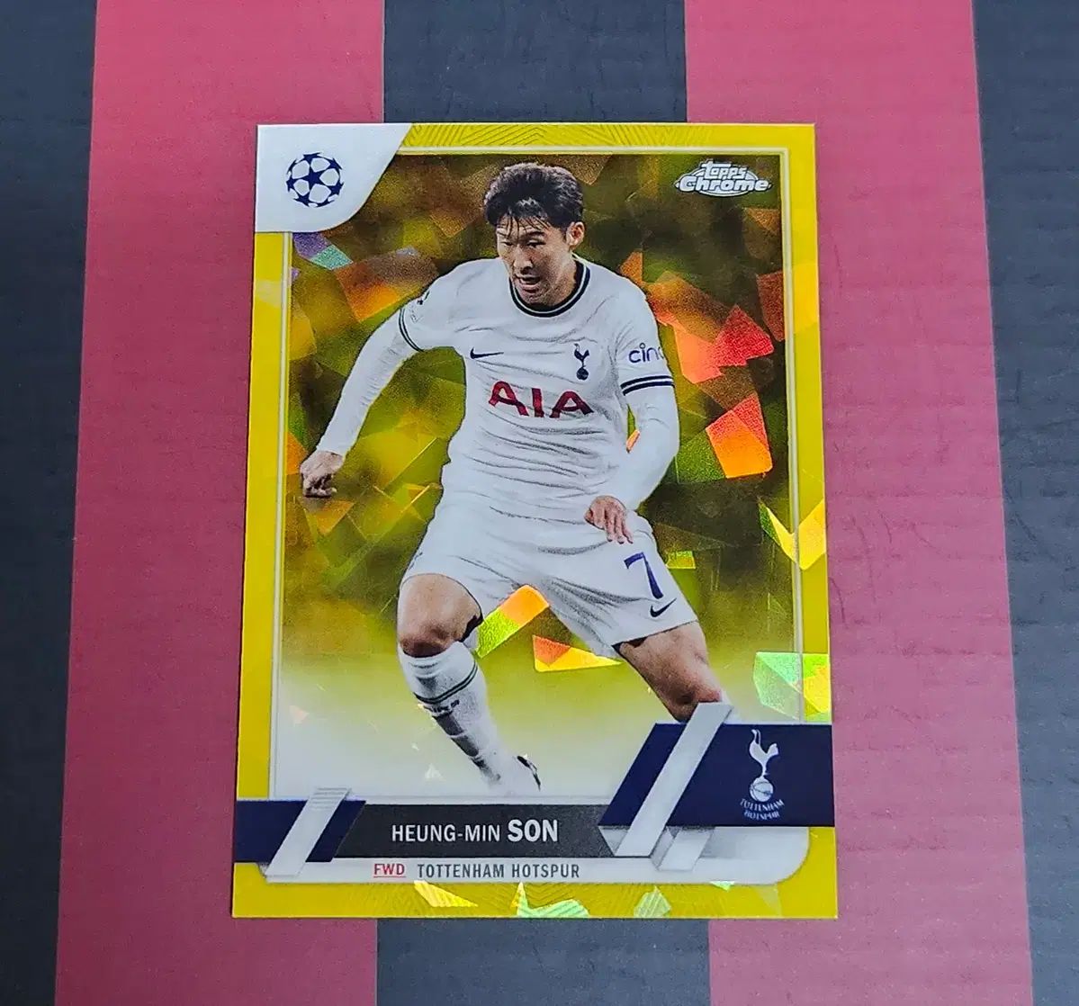22 23 TOPPS トップス クロム サファイア エディション UEFA クラブ コンペティション イエロー ソン フンミン SON HEUNGMIN