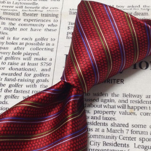 ブリオーニ Brioni 美品 未使用品 微光沢 ネクタイ イタリア製 シルク