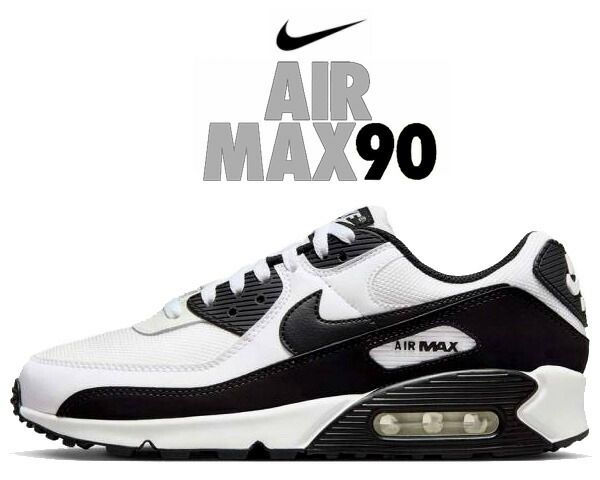 ナイキ エアマックス 90 NIKE AIR MAX 90 white/black-wht cn8490-101 
