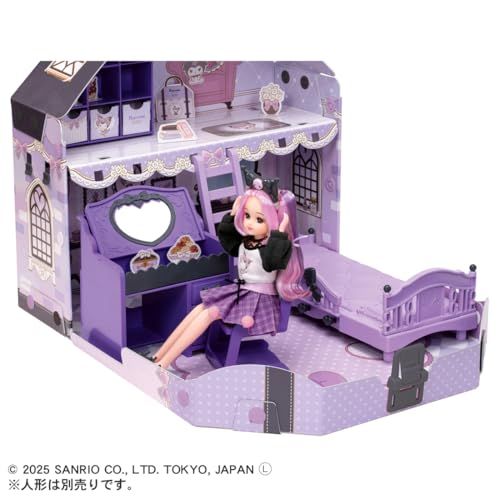 タカラトミー リカちゃん クールなクロミ リカちゃんルーム 着せ替え おままごと おもちゃ 3歳以上★m