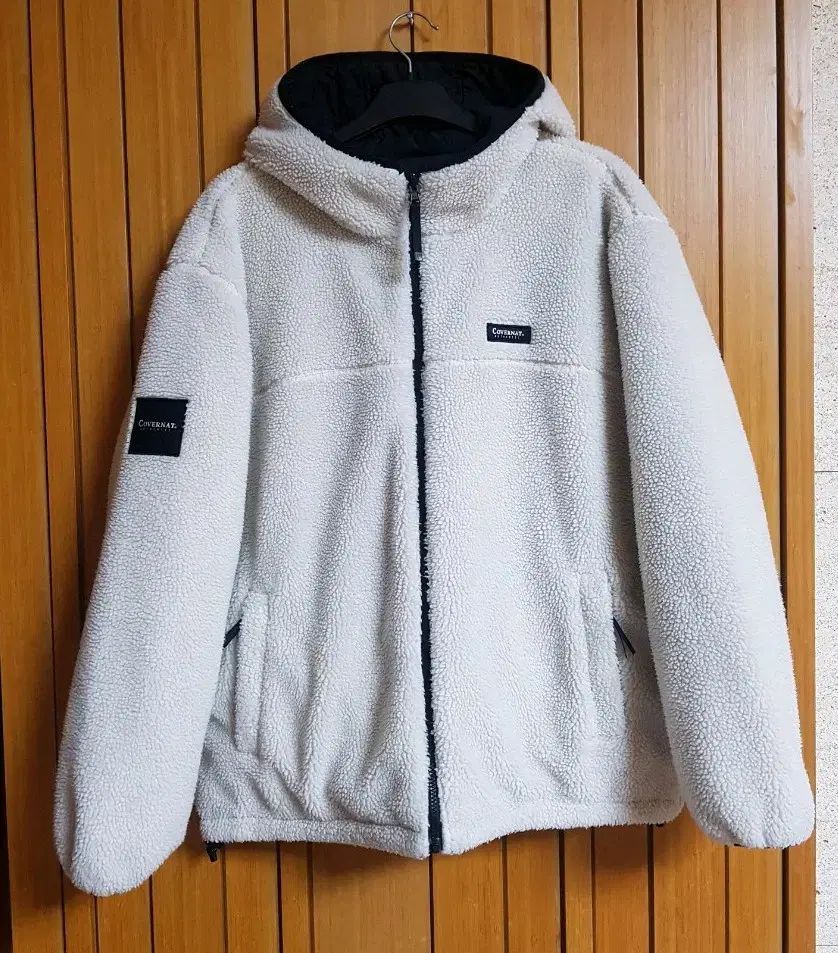 COVERNAT メンズ リバーシブル フーディー ジップアップ