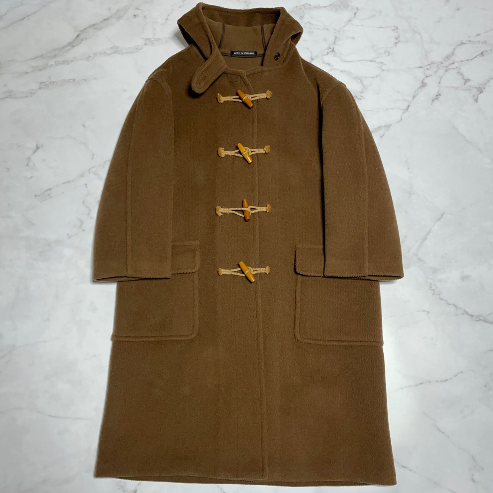 極美品 グローバーオール ムーアブルック ダッフルコート ヘリンボーン XL相当 グローバーオール gloverall ムーアブルック Moorbrook ヘリンボーン