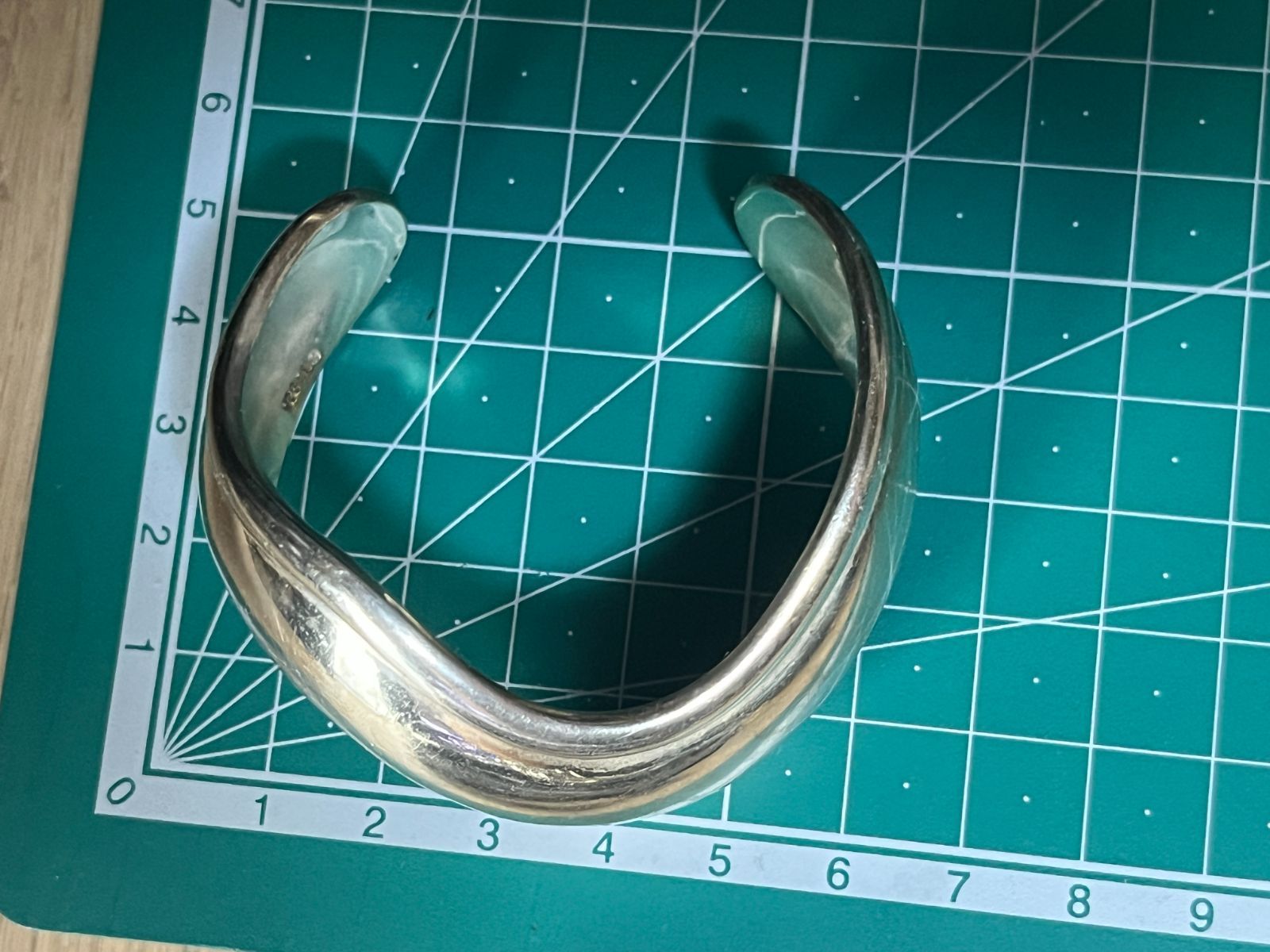 ヴィンテージ ボーンカフブレスレット シルバー925 メキシコ製 ティファニー ボーンカフ バングル シルバー ヴィンテージ カフ