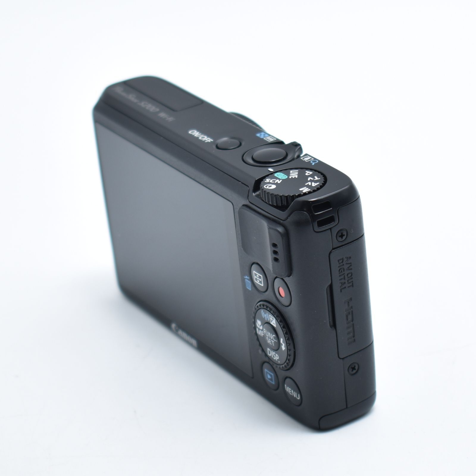 B#10775 Canon デジタルカメラ PowerShot S200(ブラック) F値2.0 広角