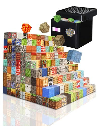192 pcs マグネットブロック 磁石 積み木 ミニフィギュア 精巧な収納ボックス DIY 磁性構築ブロック マグネット おもちゃ 男の子 女の子 知育玩具 ブロック 子供用ギフト プレゼント ブラック po acacb 0 e 6
