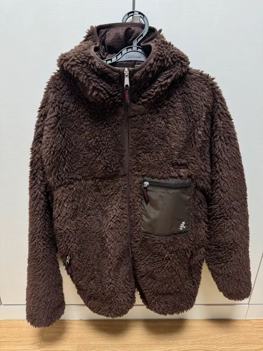 Gramicci ブラウン フリース ジャケット