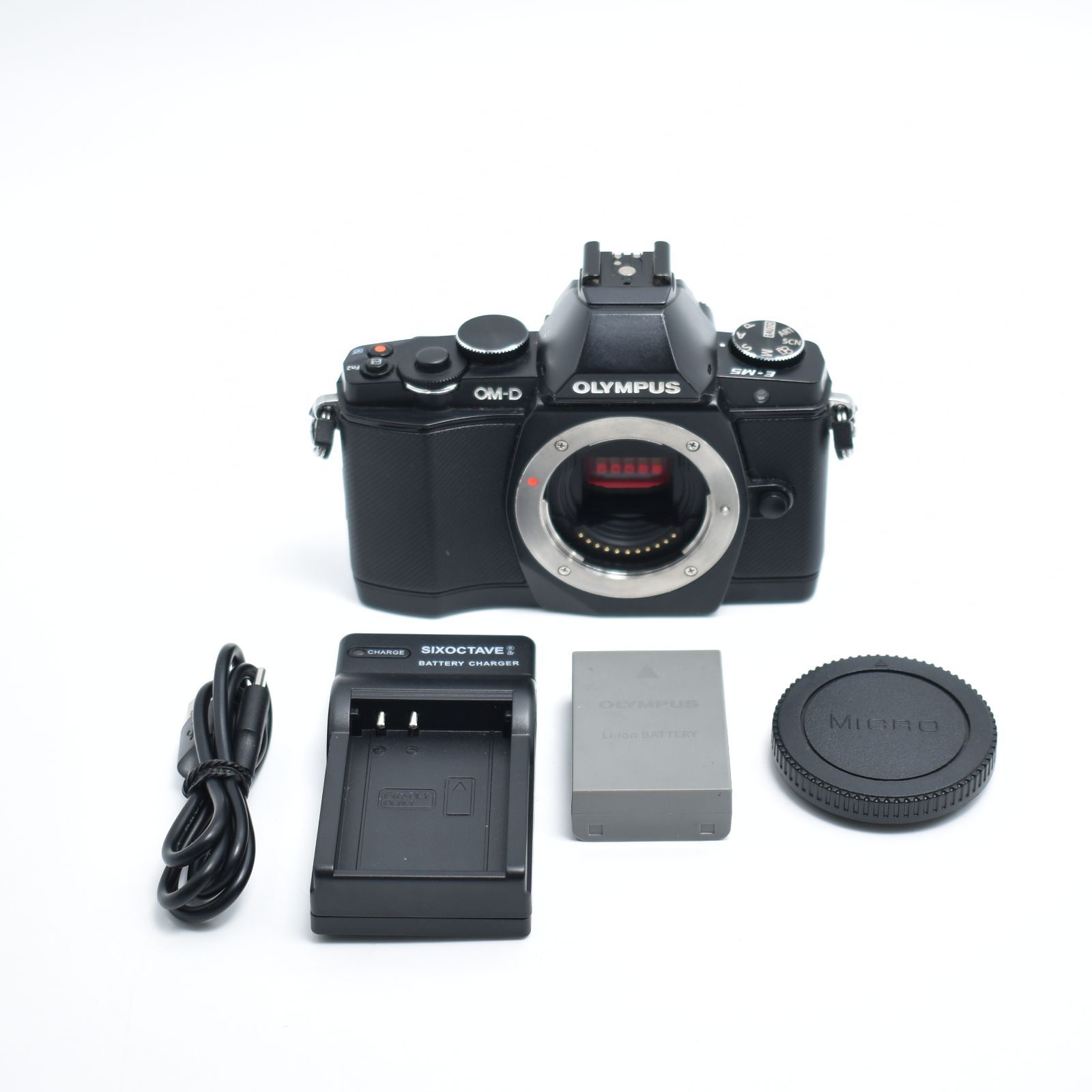 B#10839 OLYMPUS ミラーレス一眼 OM-D E-M5 ボディ ブラック 1605万