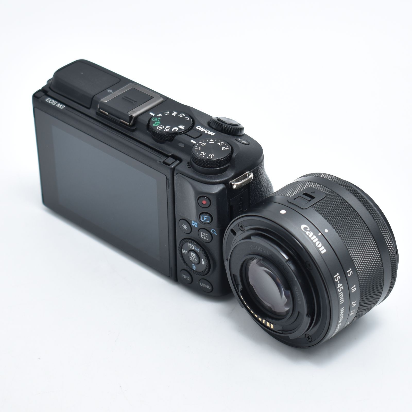 B#10814 Canon ミラーレス一眼カメラ EOS M3 レンズキット(ブラック