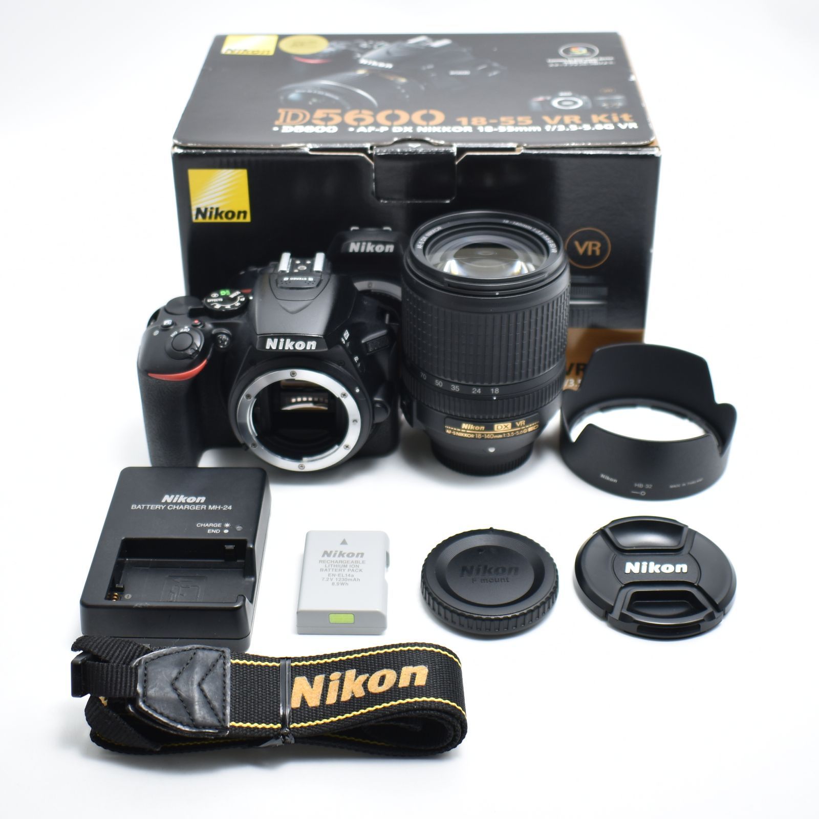 B#10808 Nikon デジタル一眼レフカメラ D5600 18-140 VR レンズキット