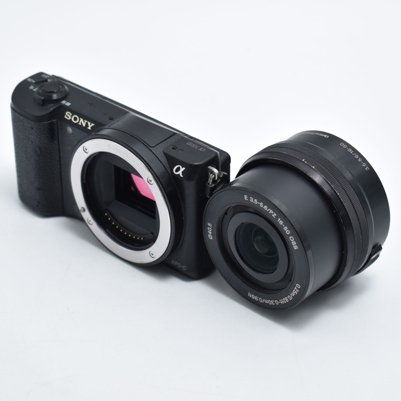 B 10803 SONY ソニー ミラーレス一眼 α5100 パワーズームレンズキット E PZ 16 50 mm F 3 5 6 OSS付属 ブラック ILCE 5100 L