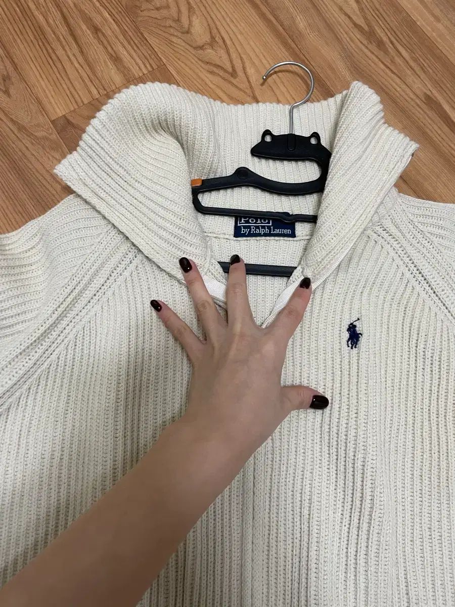 ポロ ツーウェイ ニットジップアップ