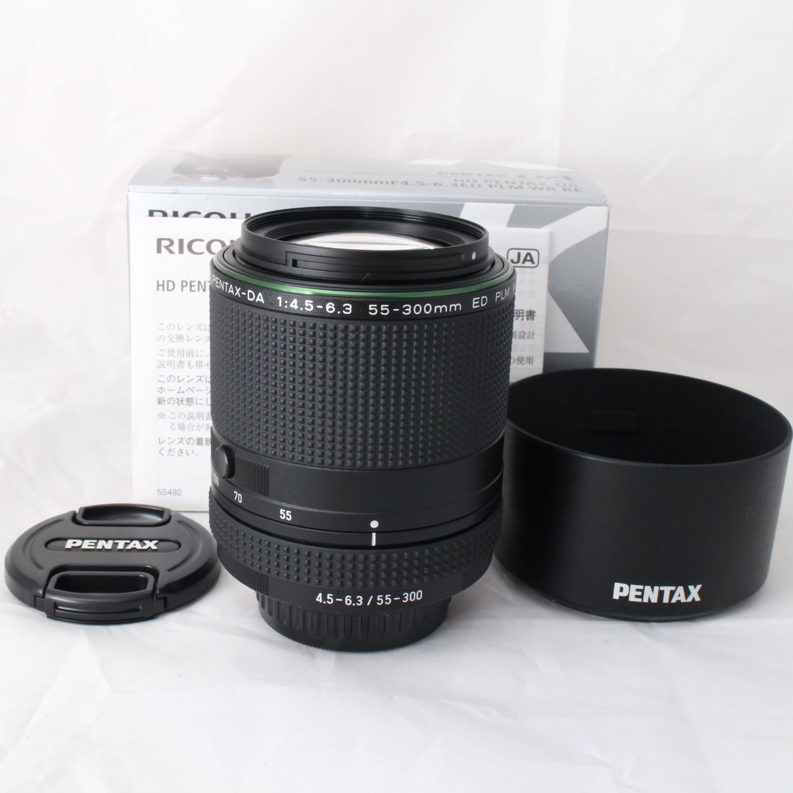 級 ペンタックス HD PENTAX DA 55 300 mmF 4 5 6 3 ED PLM WR RE 望遠ズームレンズ 21277 4561