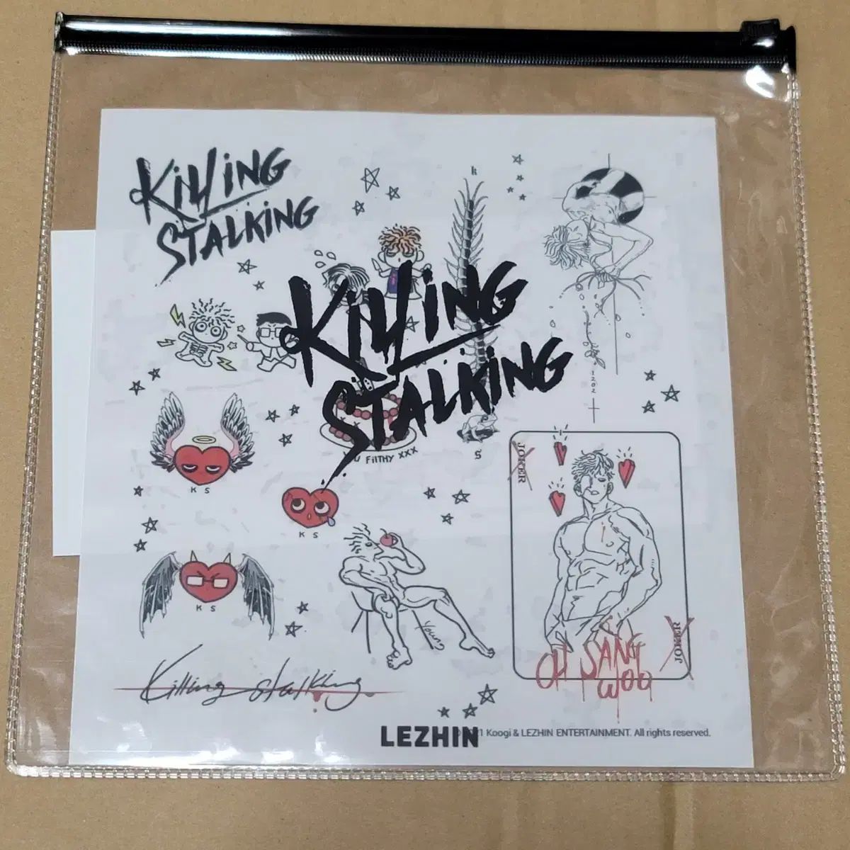 キリングトーキング キルス TATTOO ステッカー サイン入り