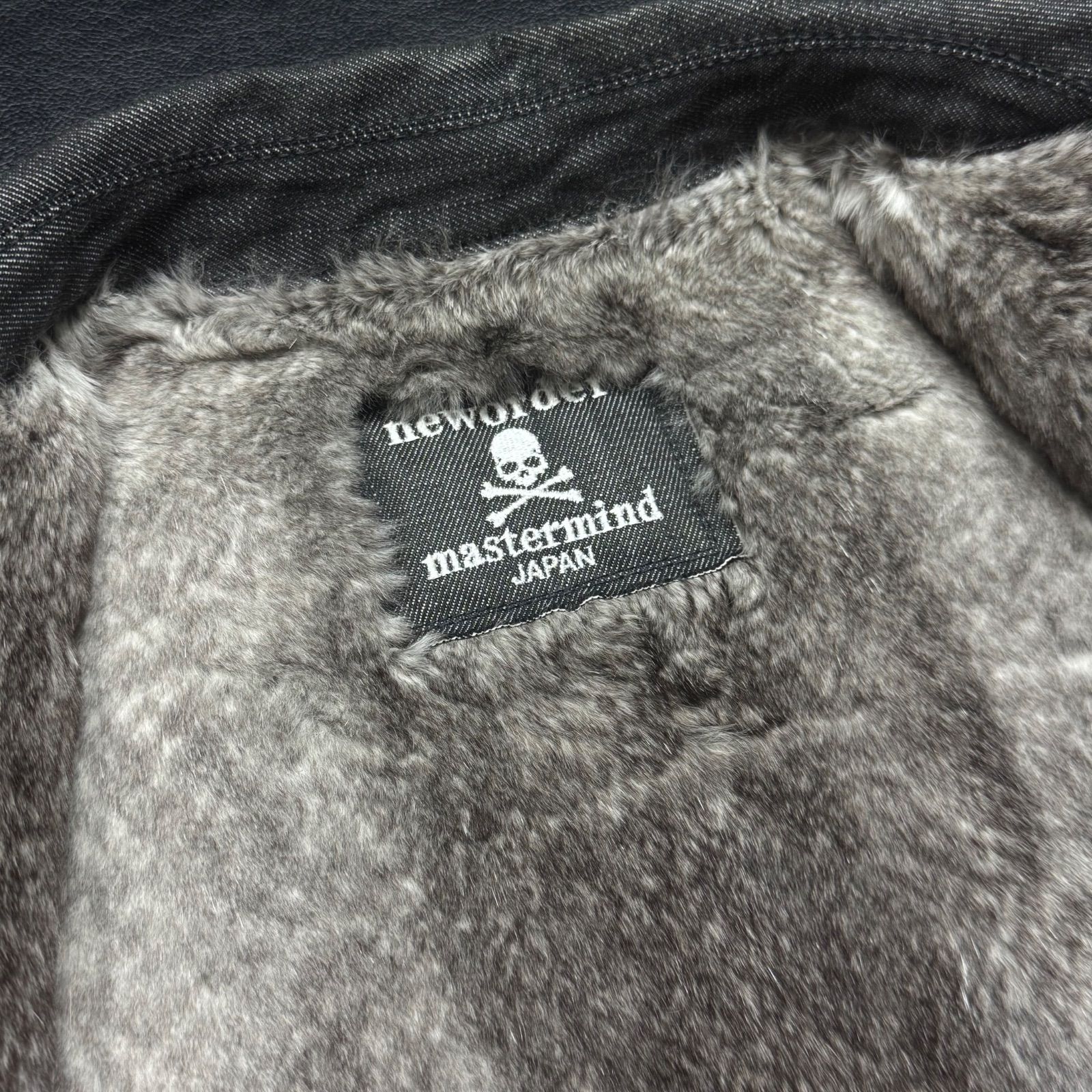 希少✨マスターマインド デニムジャケット ラビットファー new order 希少【mastermind japan マスターマインド 【商品名】neworder archive