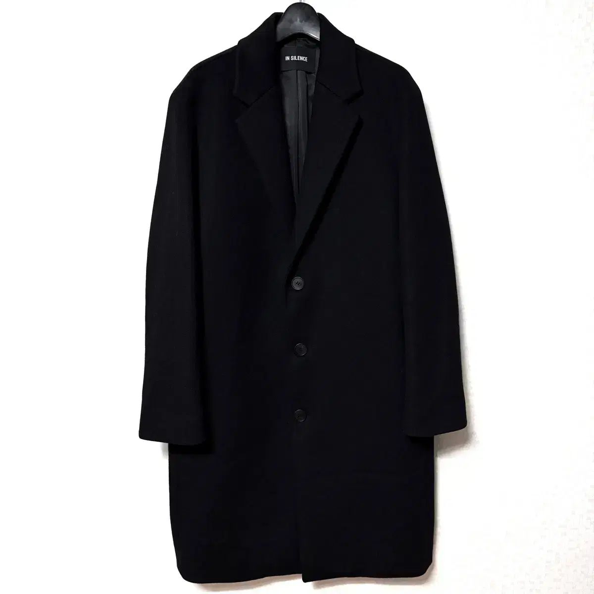 M 95 INSILENCE インサイレンス ウール カシミア シングル コート ジャケット ブラック