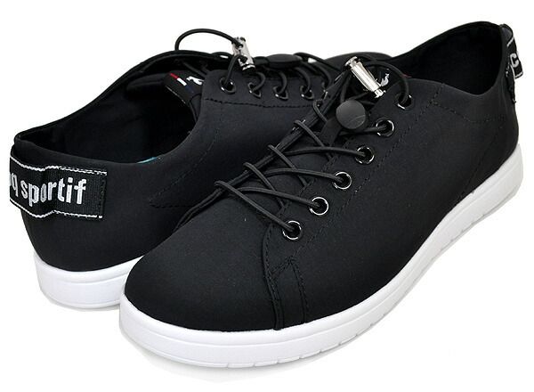 ルコックスポルティフ LA アルマ T+R le coq sportif LA ALMA T+R BLACK ql1vjc37bk ブラック レインシューズ スニーカー 晴雨兼用