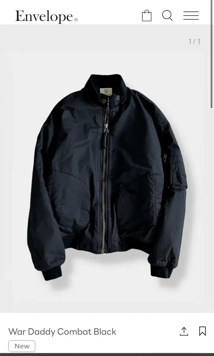ENVELOPE タンカー ウォーダディ コンバット ブラック