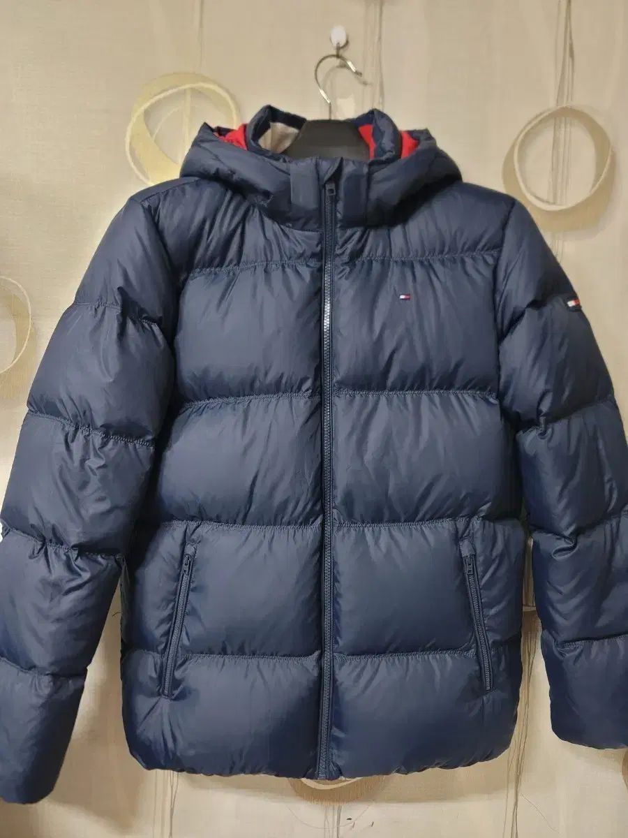 トミーヒルフィガー ネイビー パファー ダウン アウター 176