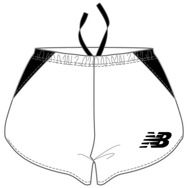 ニューバランス New Balance レーシングショートパンツ (JMSR9053)、（WT）ホワイト