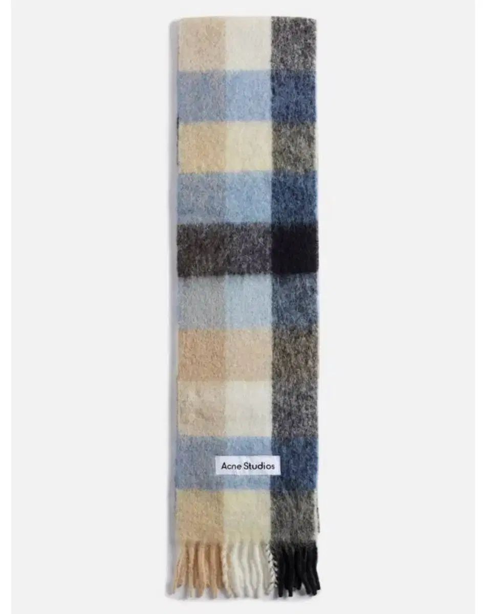 Acne Studios アクネストゥディオズ モヘア マフラー ブルー ベージュ ブラック