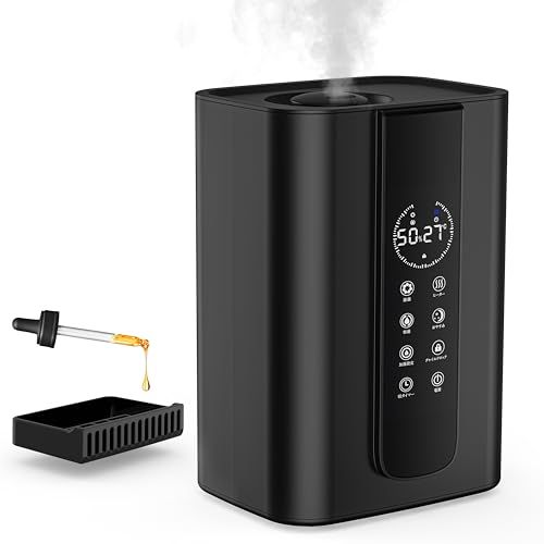 改良モデル 知能恒湿 加湿器 ハイブリッド式 大容量 5 L分離式水タンク 上部給水 超音波式 アロマオイル対応 自動湿度コントロール 空焚き防止 省エネ 6段階加湿 切タイマー 乾燥対策 花粉症対策 PSE認証済み 1 c 9923 e 8