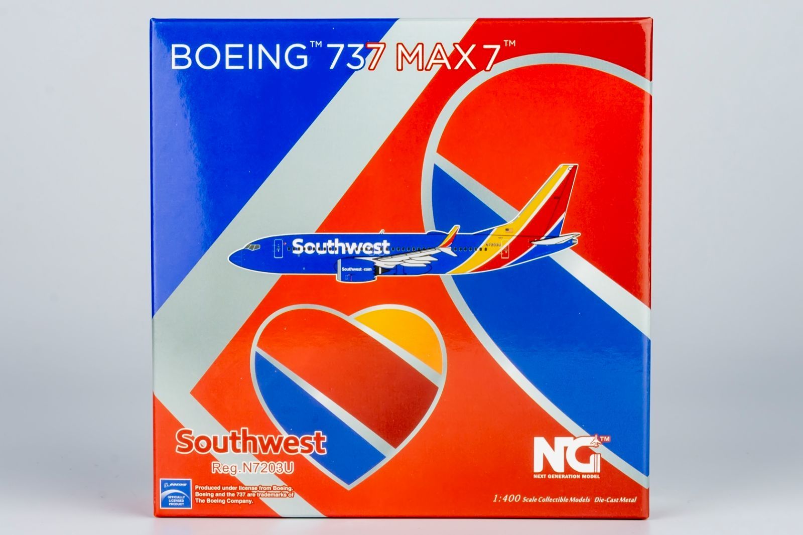  NGmodel サウスウエスト航空 737 MAX 7 N 7203 U 1 400 87001 航空機 ヘリコプター 模型 プラモデル