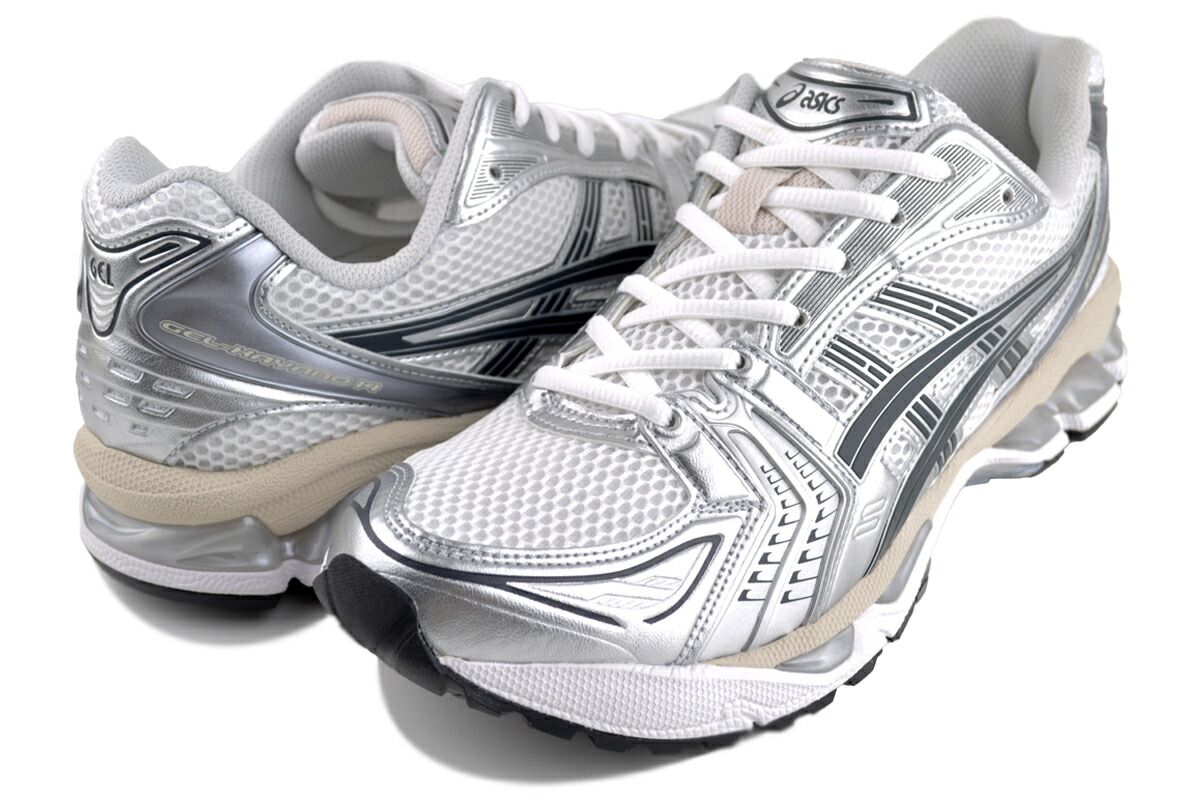 アシックス ゲルカヤノ 14 ホワイト グラファイトグレー asics GEL 