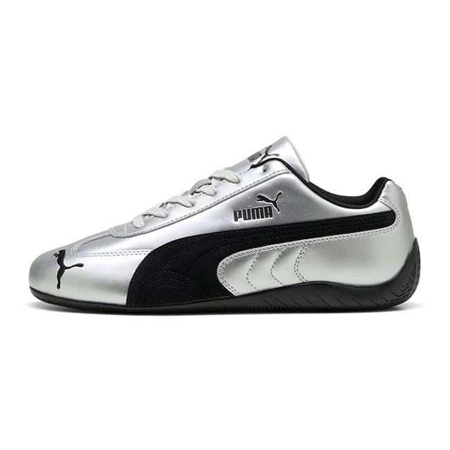 ロゼ着用モデル PUMA プーマ Speedcat Metallic スピードキャット メタリック 403689 シルバー 銀 スニーカー ドライビングシューズ レディース m