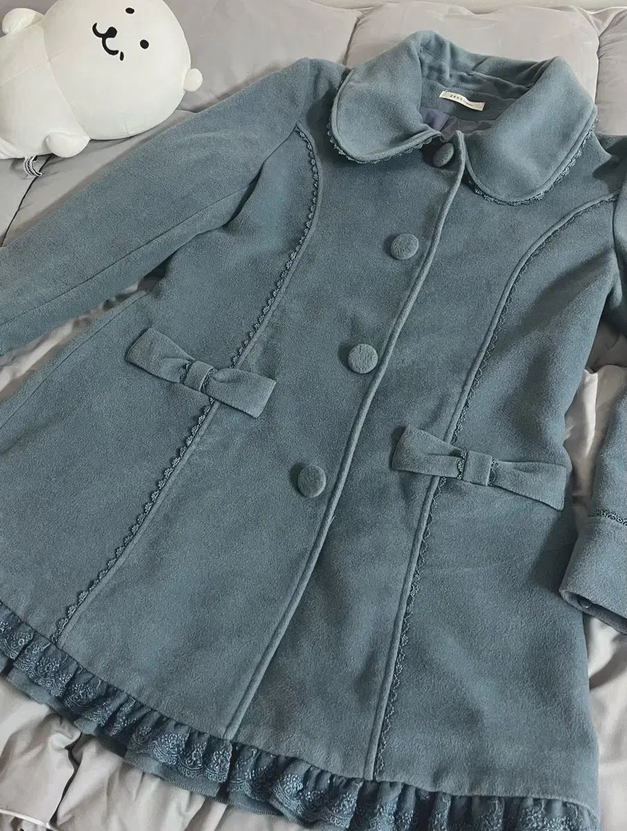 アクシーズファム リー ribbon ミディ コート