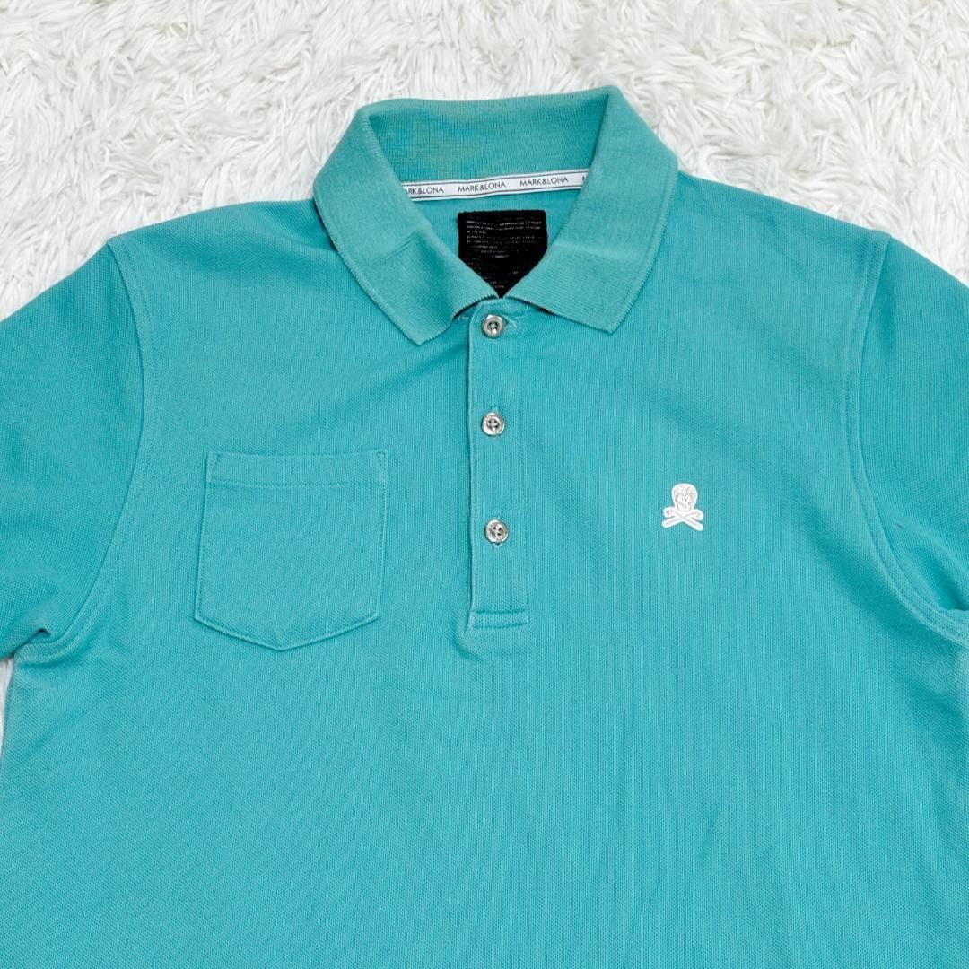 マークアンドロナ　グリーン ポロシャツ　Mサイズ MARK&LONA マークアンドロナ ポロシャツ M グリーン - メルカリ