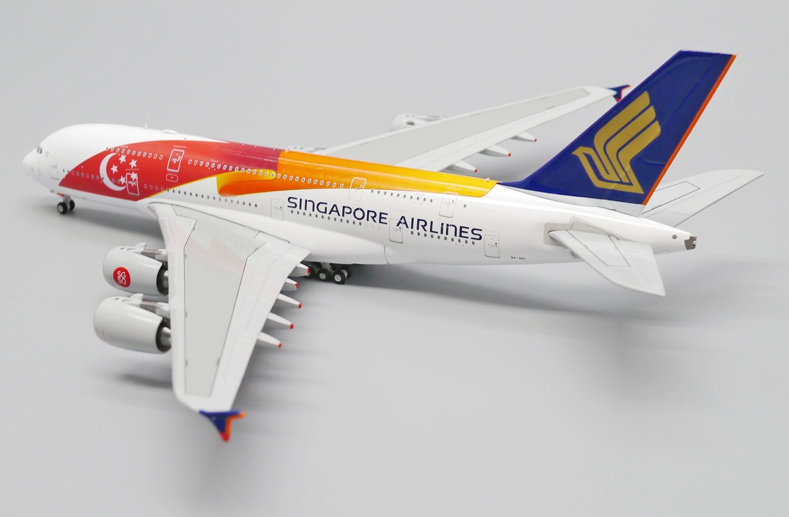 JCwing　シンガポール航空｜エアバス A380-800｜1/400｜ANA Jcwings シンガポール航空 A380 9V-SKI 1/400 EW4388011 - メルカリ