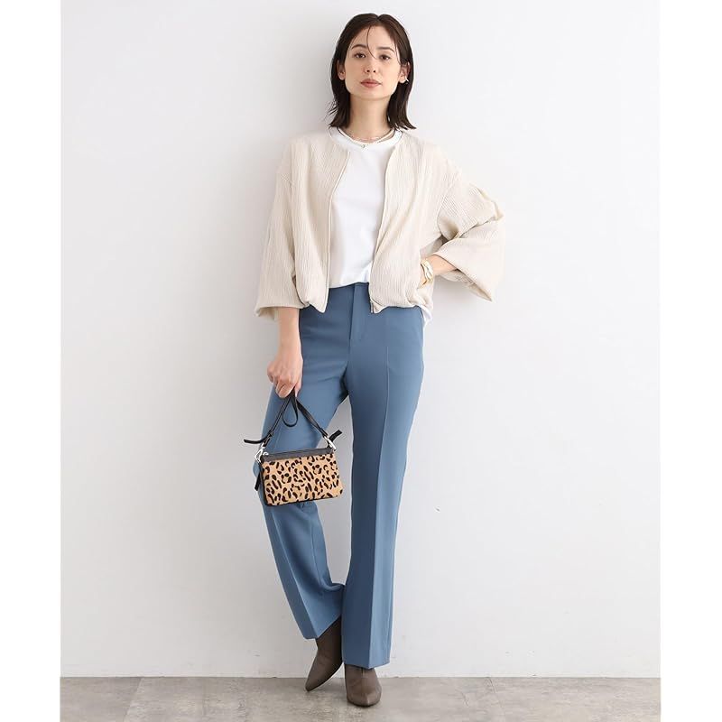  インディヴィ ブルゾン ジャンバー 洗える UVケア SETUP バルーンスリーブブルゾン レディース ブラック 019 38 M コート ジャケット ファッション