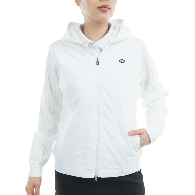 フィドラ ゴルフアウター FD ハイブリッドブルゾン レディース ホワイト