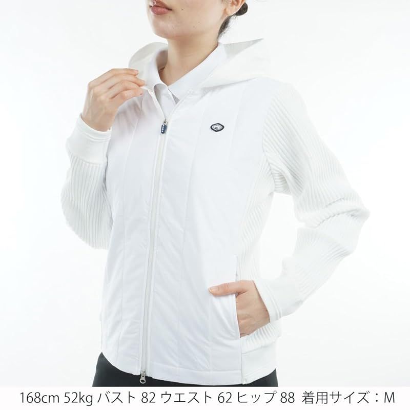 フィドラ ゴルフアウター FD ハイブリッドブルゾン レディース ホワイト